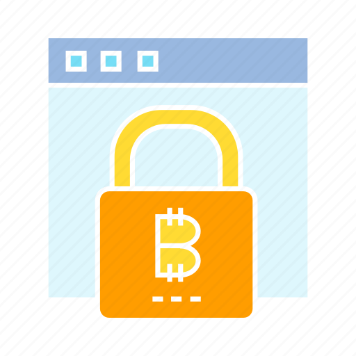Bitcoin, cryptocurrency, digital money, encryption, protection, security, web icon - Download on Iconfinder