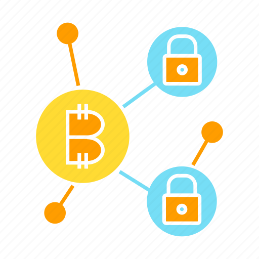 Bitcoin, blockchain, connect, digital money, encryption, key, link icon - Download on Iconfinder