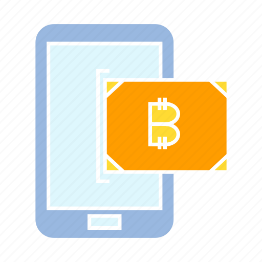 Bitcoin, blockchain, cryptocurrency, digital money, mobile banking, mobile payment, transaction icon - Download on Iconfinder
