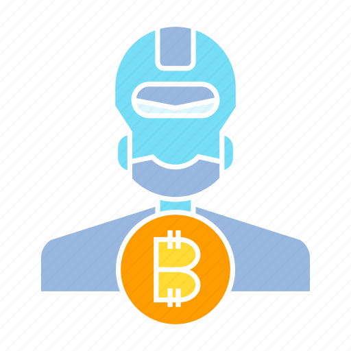 Android, artificial intelligence, bitcoin, blockchain, bot, digital money, humanoid icon - Download on Iconfinder