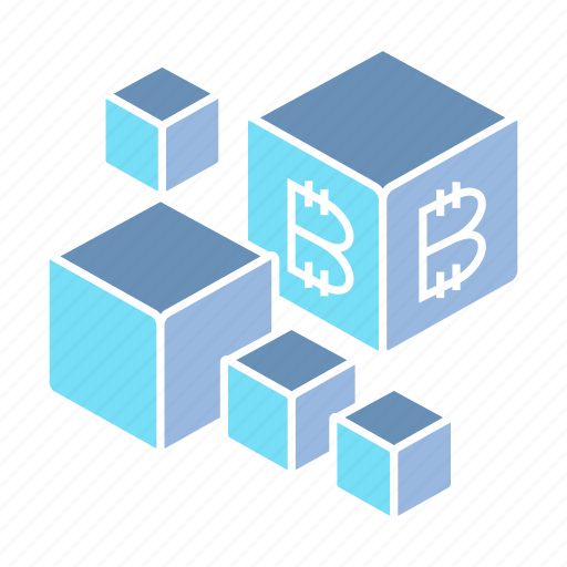 Bitcoin, blockchain, box, crypto, cube, digital money icon - Download on Iconfinder