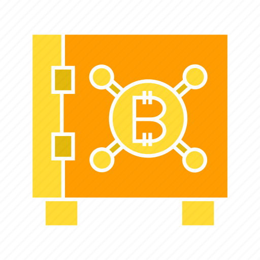 Bitcoin, crypto, digital money, protect, safe, security icon - Download on Iconfinder