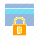 bitcoin, credit card, crypto, encryption, key, lock, security