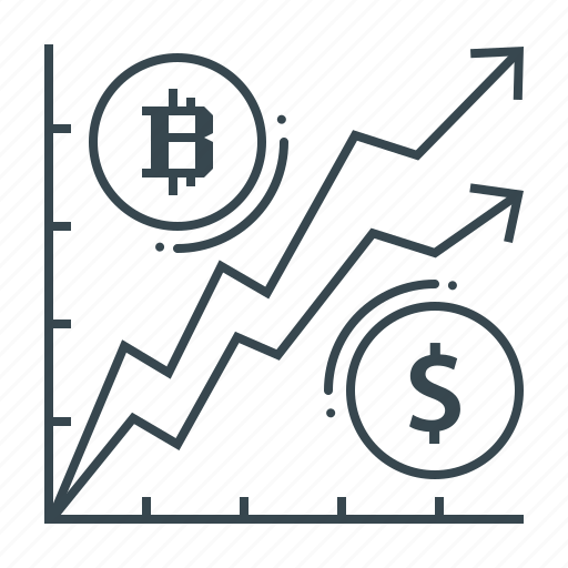 Bitcoin, cryptocurrency, dollar, finance, rate, ratio, ratio rate icon - Download on Iconfinder