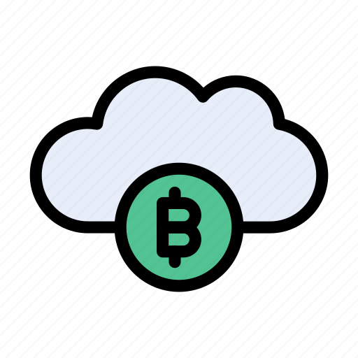 Cloud, money, currency, online, bitcoin icon - Download on Iconfinder