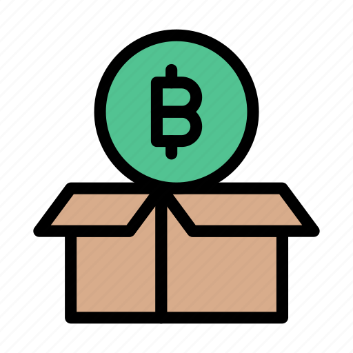 Package, currency, box, crypto, bitcoin icon - Download on Iconfinder