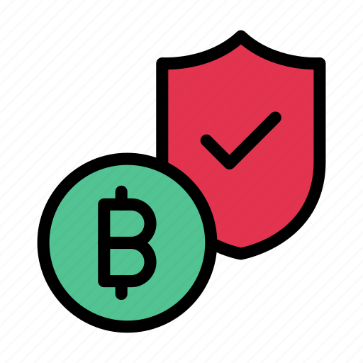 Currency, shield, security, crypto, bitcoin icon - Download on Iconfinder