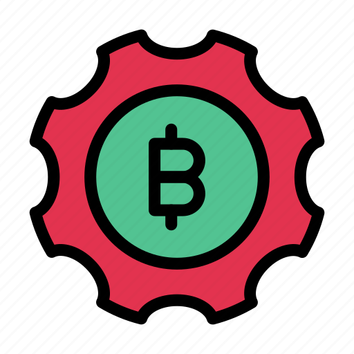 Digital, currency, setting, crypto, bitcoin icon - Download on Iconfinder