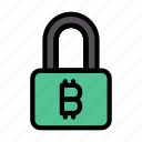 currency, lock, crypto, protection, bitcoin
