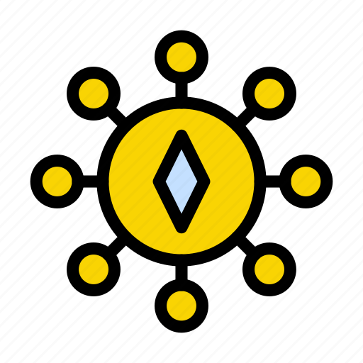 Blockchain, crypto, currency, sharing, ethereum icon - Download on Iconfinder