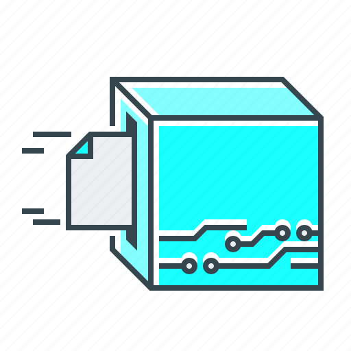 Blockchain, box, data, file icon - Download on Iconfinder