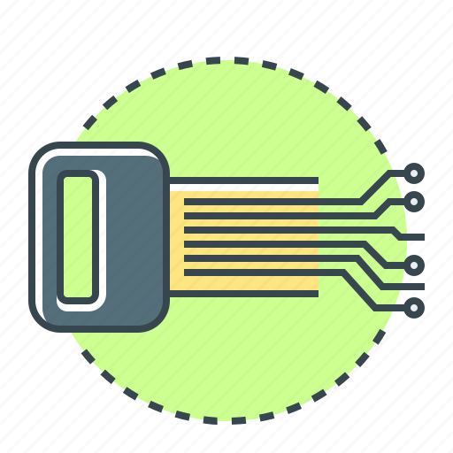 Digital, digital key, key, password icon - Download on Iconfinder