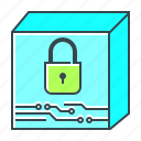 blockchain, box, encrypted, lock, secure, locked, security 