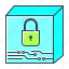 blockchain, box, encrypted, lock, secure, locked, security 