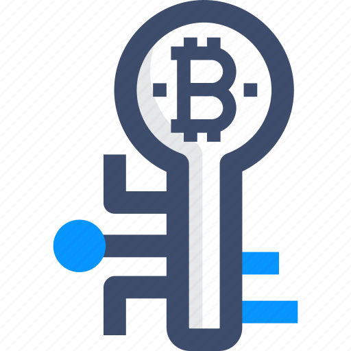 Cryptocurrency, digital key, digital keybitcoin icon - Download on Iconfinder