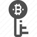 bitcoin, cryptocurrency, digital key, key