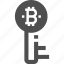 bitcoin, cryptocurrency, digital key, key 
