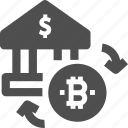 bitcoin, cash, conversion, transaction