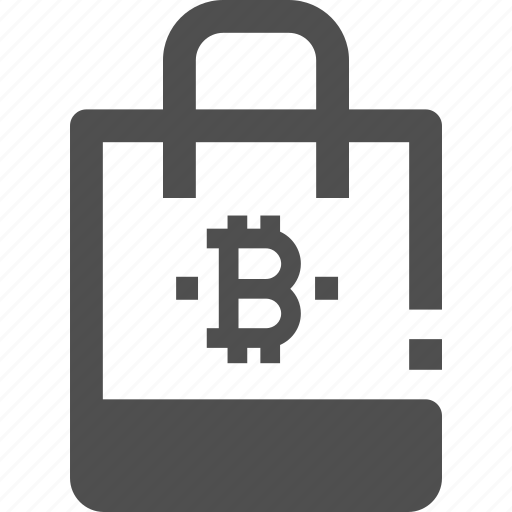 Bitcoin, cryptocurrency, shopping bag icon - Download on Iconfinder