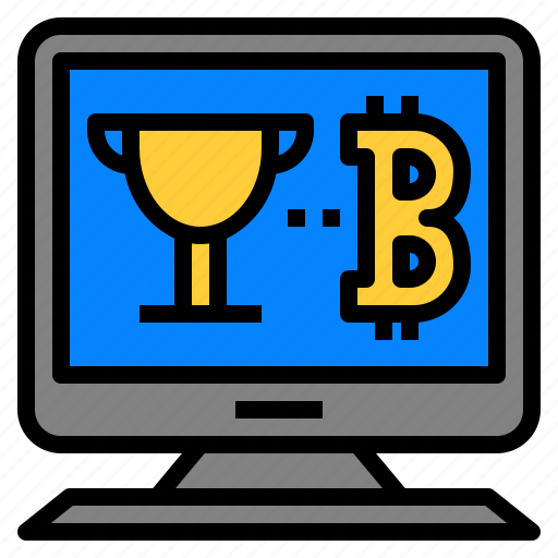 Bitcoin, cryptocurrency, mining, reward, transaction icon - Download on Iconfinder