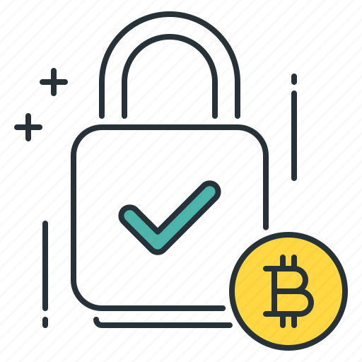 Bitcoin, encryption, key, money, padlock, protection, security icon - Download on Iconfinder