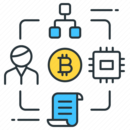 Elapsed, proof, time, bitcoin, data, technology, user icon - Download on Iconfinder