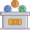 initial, coin, offering, ico