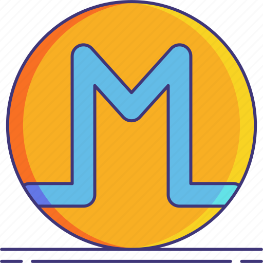 Monero, cryptocurrency, token, coin icon - Download on Iconfinder