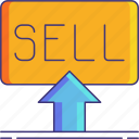 sell, button, shopping, ecommerce