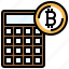 bitcoin, business, calculator, currency, money 