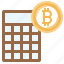 bitcoin, business, calculator, currency, money 