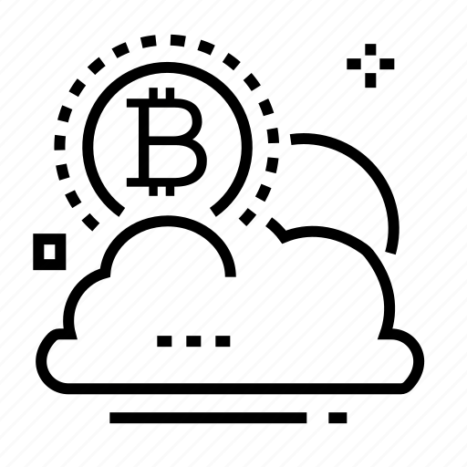 Bitcoin, cloud, cryptocurrency, transaction icon - Download on Iconfinder