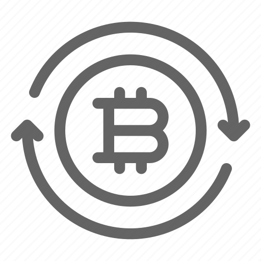 Bitcoin, convert, transaction, transfer icon - Download on Iconfinder