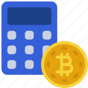 bitcoin, calculator, cryptocurrency, crypto, calculation