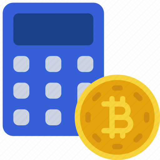 Bitcoin, calculator, cryptocurrency, crypto, calculation icon - Download on Iconfinder