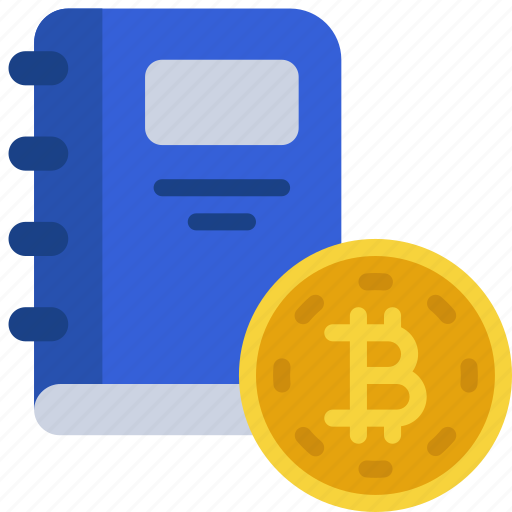 Bitcoin, ledger, documents, cryptocurrency, crypto icon - Download on Iconfinder