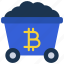 bitcoin, mining, cart, cryptocurrency, crypto 