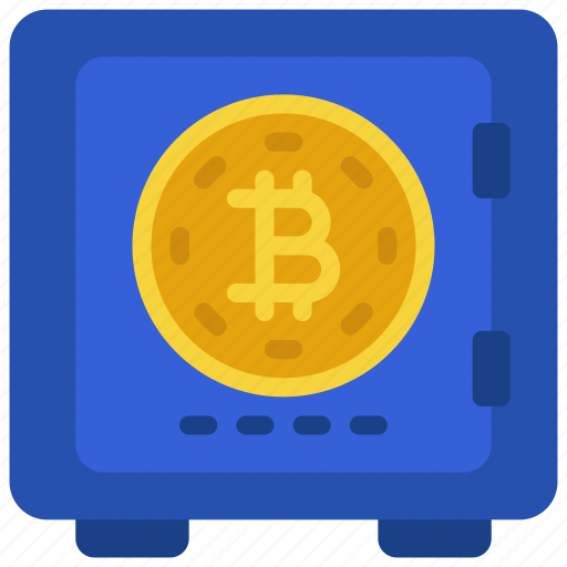 Bitcoin, safe, cryptocurrency, crypto, storage icon - Download on Iconfinder