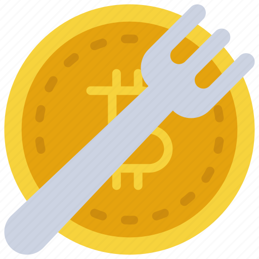 Hard, fork, bitcoin, split, cryptocurrency icon - Download on Iconfinder