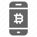 bitcoin, cryptocurrency, smartphone