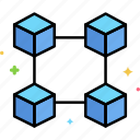 blockchain, cryptocurrency, cube, box