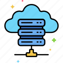 cloud, storage, data, database