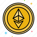 ethereum, cryptocurrency, coin, token