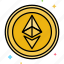 ethereum, cryptocurrency, coin, token 