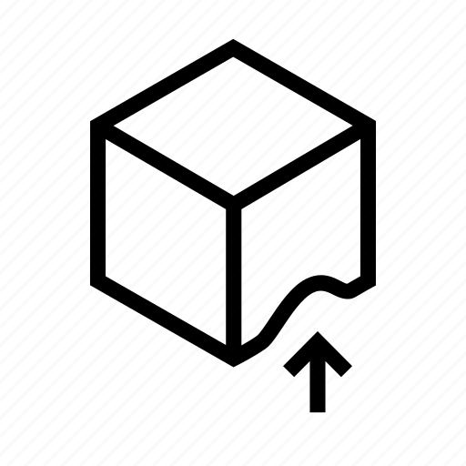 Cube, dent, erosion, elastic, soft, push icon - Download on Iconfinder
