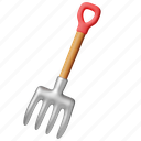 pitchfork, fork, rake, tool, dig, agriculture, farming, gardening, nature