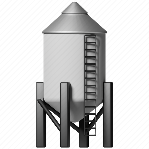 Silo, drying, grain, harvest, building, agriculture, farming icon - Download on Iconfinder