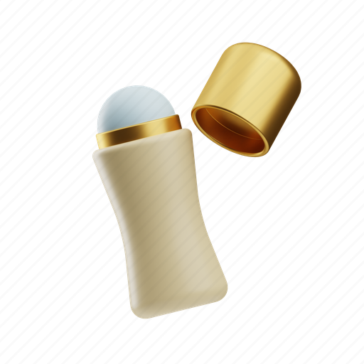 Deodorant, antiperspirant, roll, perfume, stick, beauty cosmetics, makeup 3D illustration - Download on Iconfinder