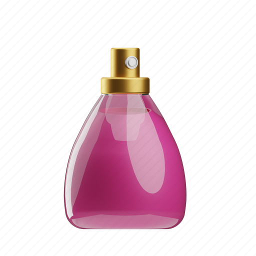 Perfume, fragrance, spray, cologne, scent, beauty cosmetics, makeup 3D illustration - Download on Iconfinder