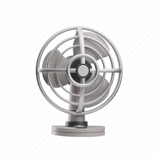 Fan, cooler, cooling, air, wind, electronic appliances, home appliances 3D illustration - Download on Iconfinder